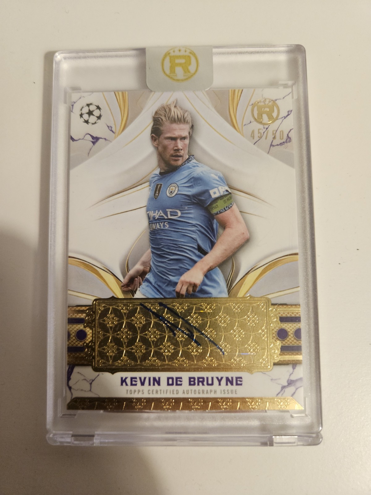 24/25 Topps Reverence Kevin De Bruyne Auto /50 Manchester City for sale on Ebay