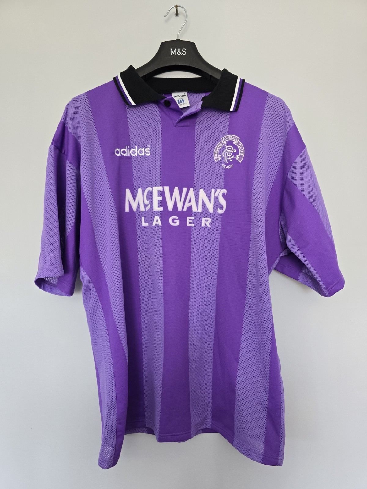 Rangers Third Shirt 1994 1995 XL Original Excellent Condition No Reserve Auction for sale on Ebay