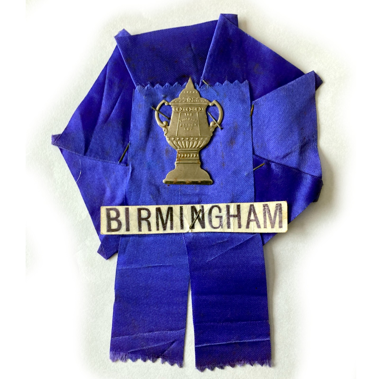1950/60s FA Cup ROSETTE_BIRMINGHAM CITY very good condition FREE POSTAGE for sale on Ebay