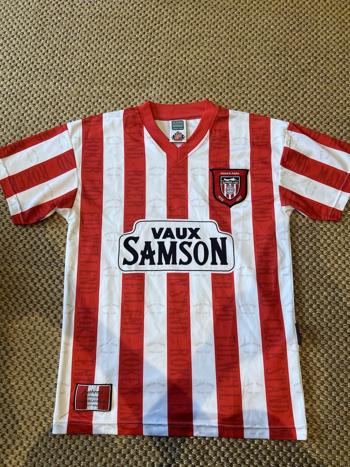 Sunderland AFC Retro Football Shirt for sale on Ebay