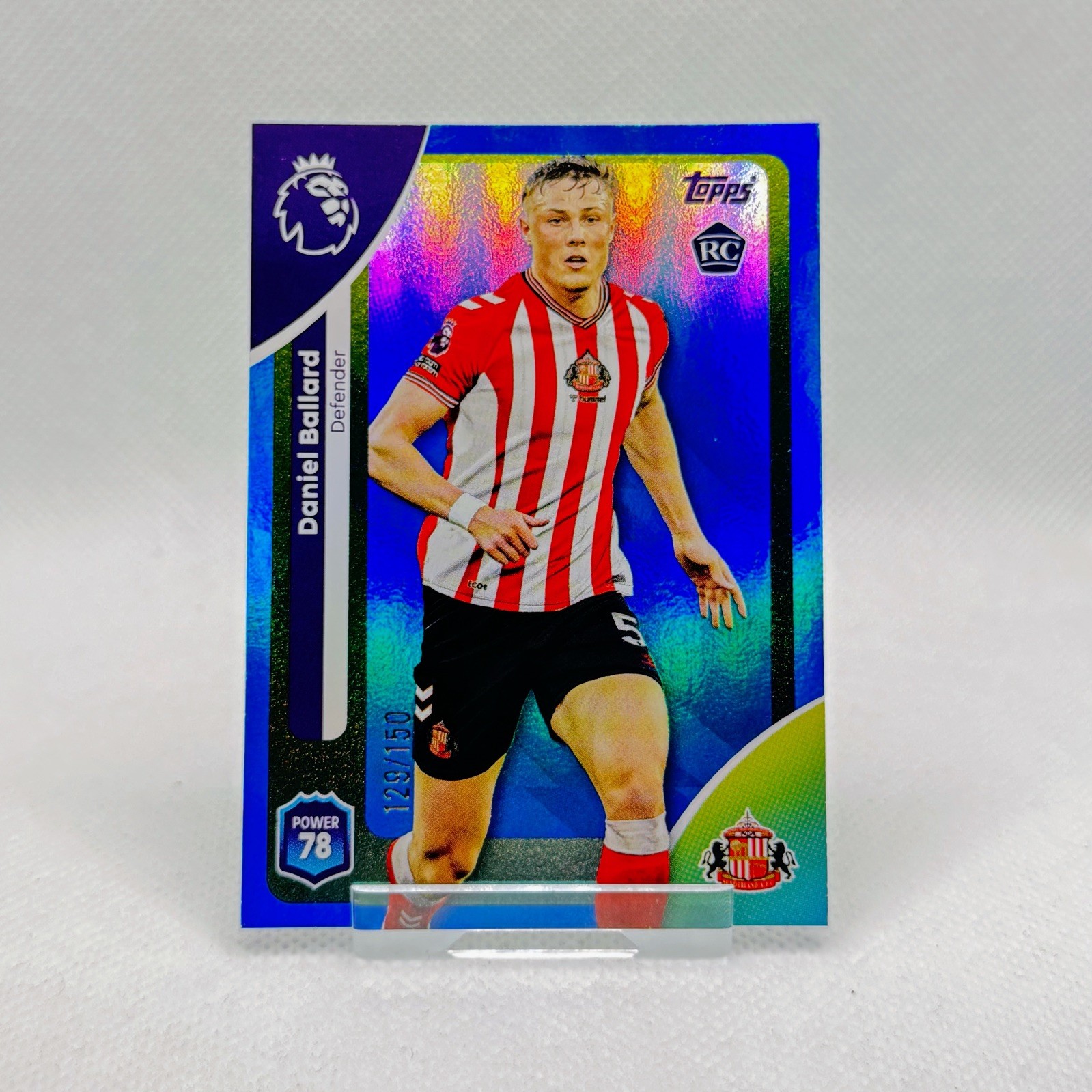 2026 Topps Premier League Dan Ballard RC Blue Foil Parallel Card /150 Sunderland for sale on Ebay