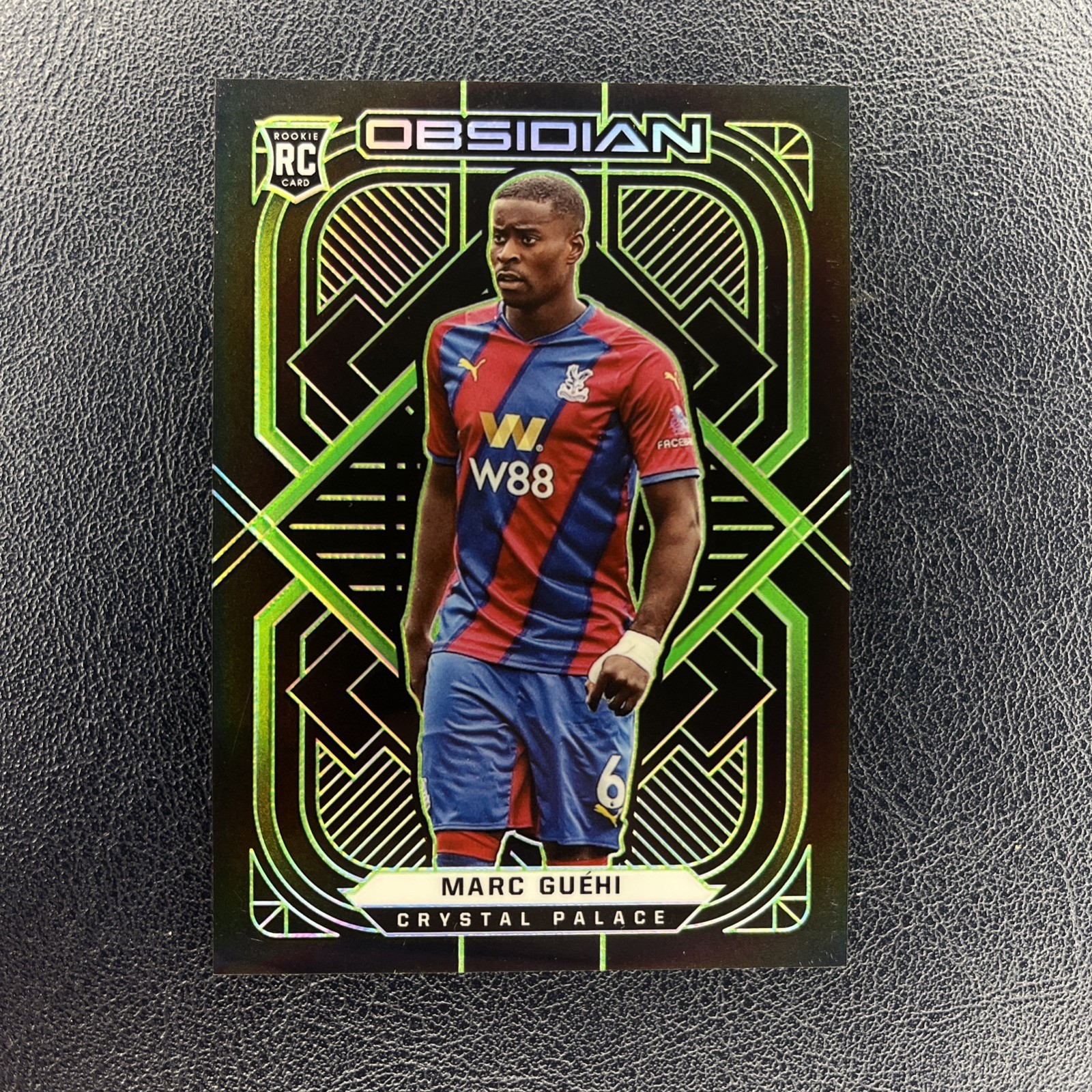 Marc Guehi Green /5 2021-22 Obsidian Soccer Premier League Rookie Crystal Palace for sale on Ebay
