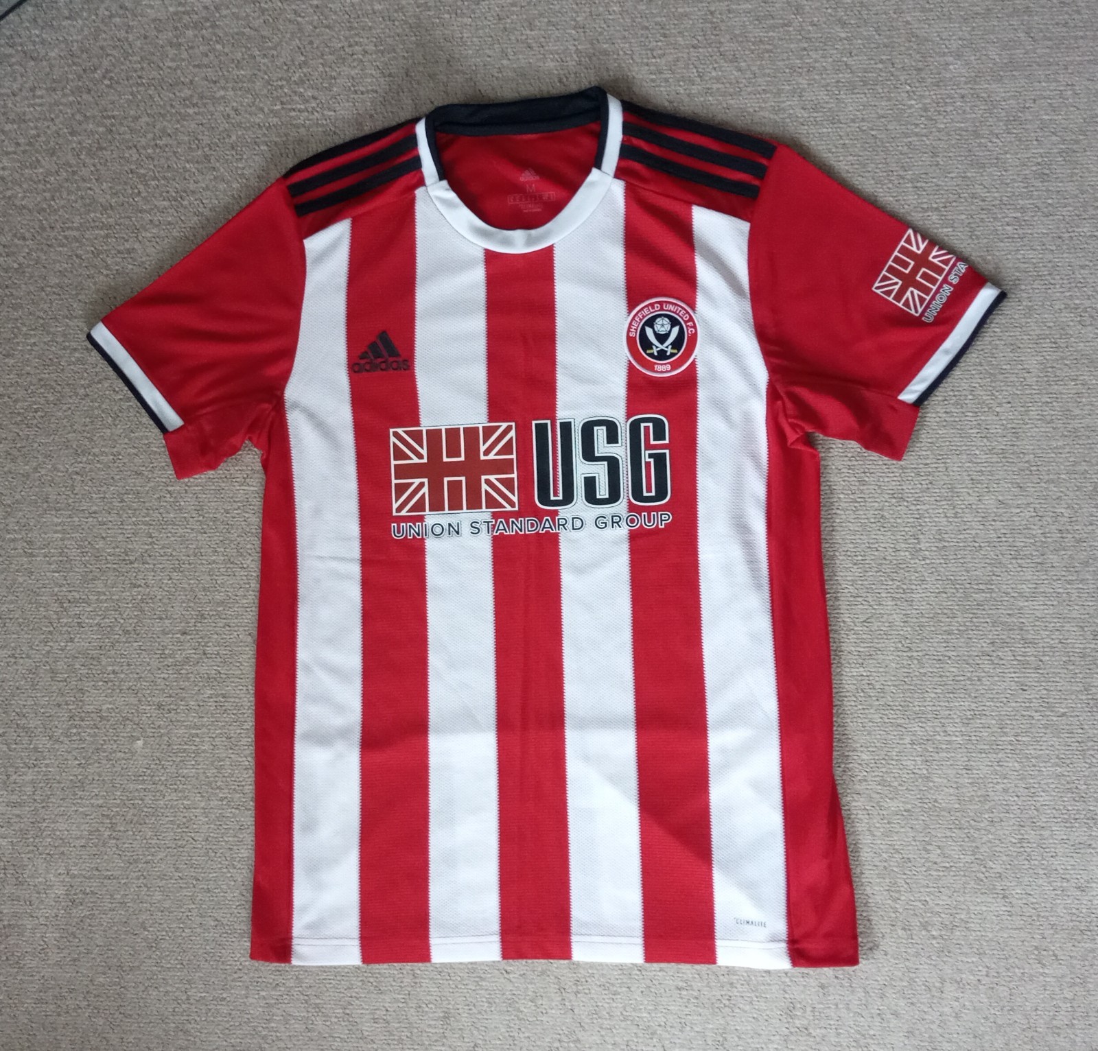 Sheffield United FC Adidas Home Shirt - Size M for sale on Ebay