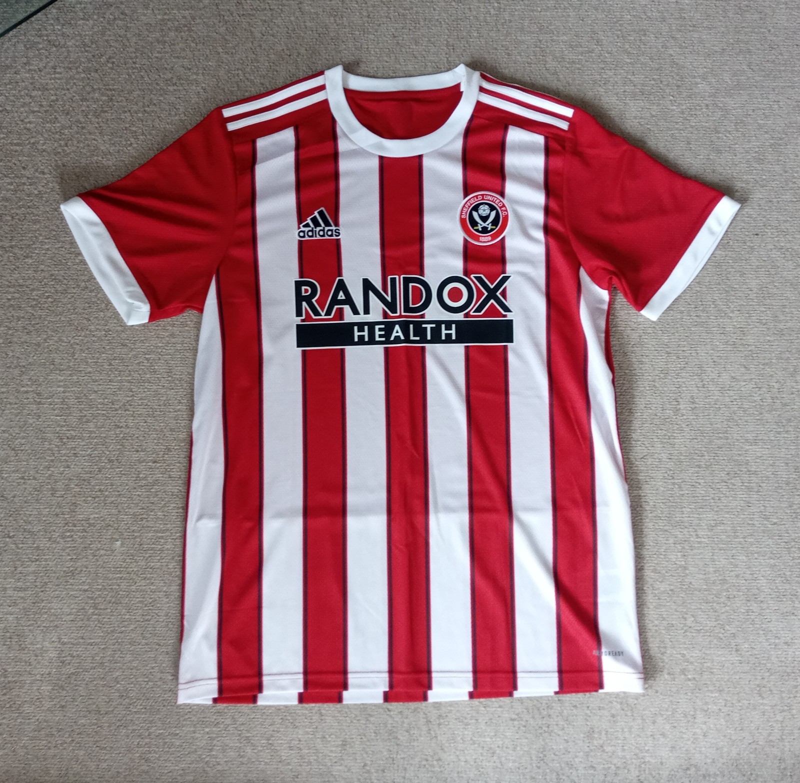 Sheffield United FC Adidas Home Shirt - Size L for sale on Ebay