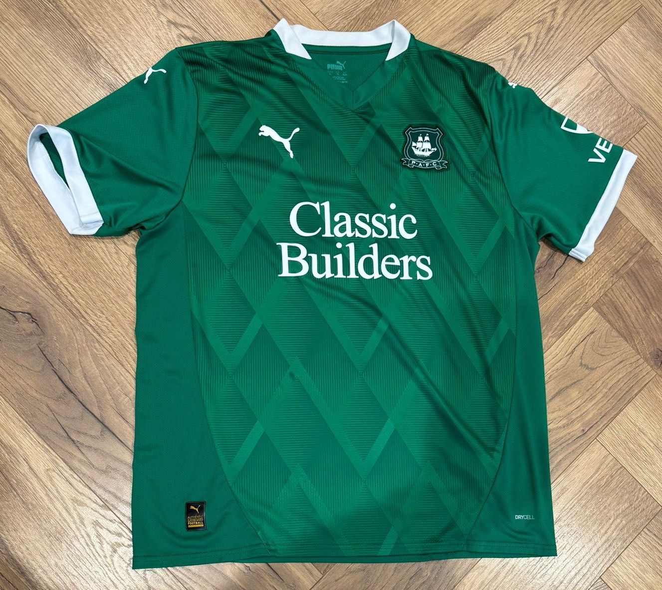 Plymouth Argyle Puma 2024/2025 Home Shirt - Size Adult Extra Large 22.5 inches for sale on Ebay
