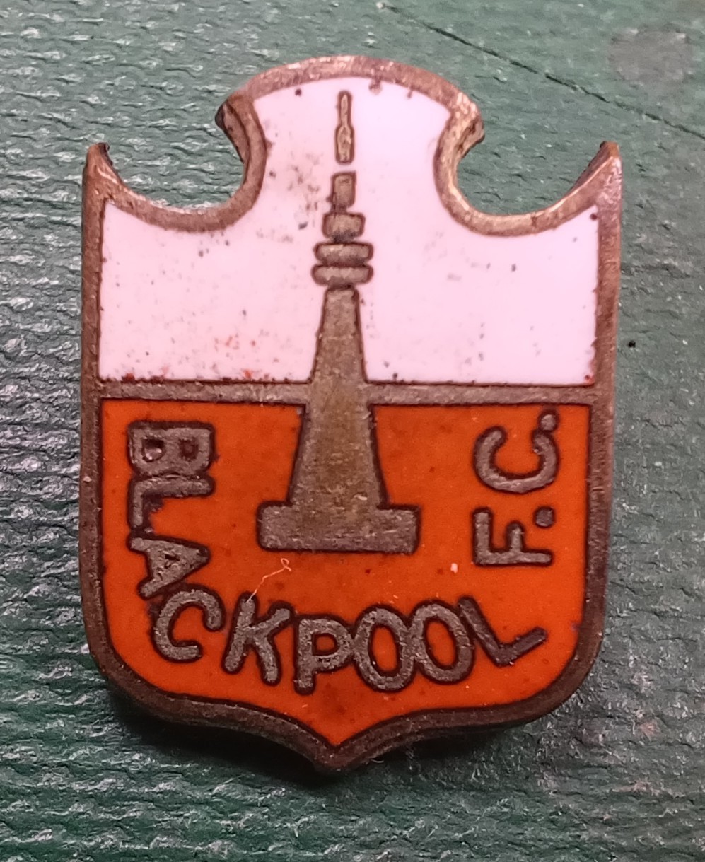 RARE England Blackpool FC Football Club Enamel Pin Badge for sale on Ebay