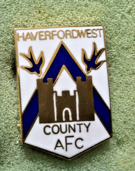Welsh Club Haverfordwest County Football Club Badge for sale on Ebay