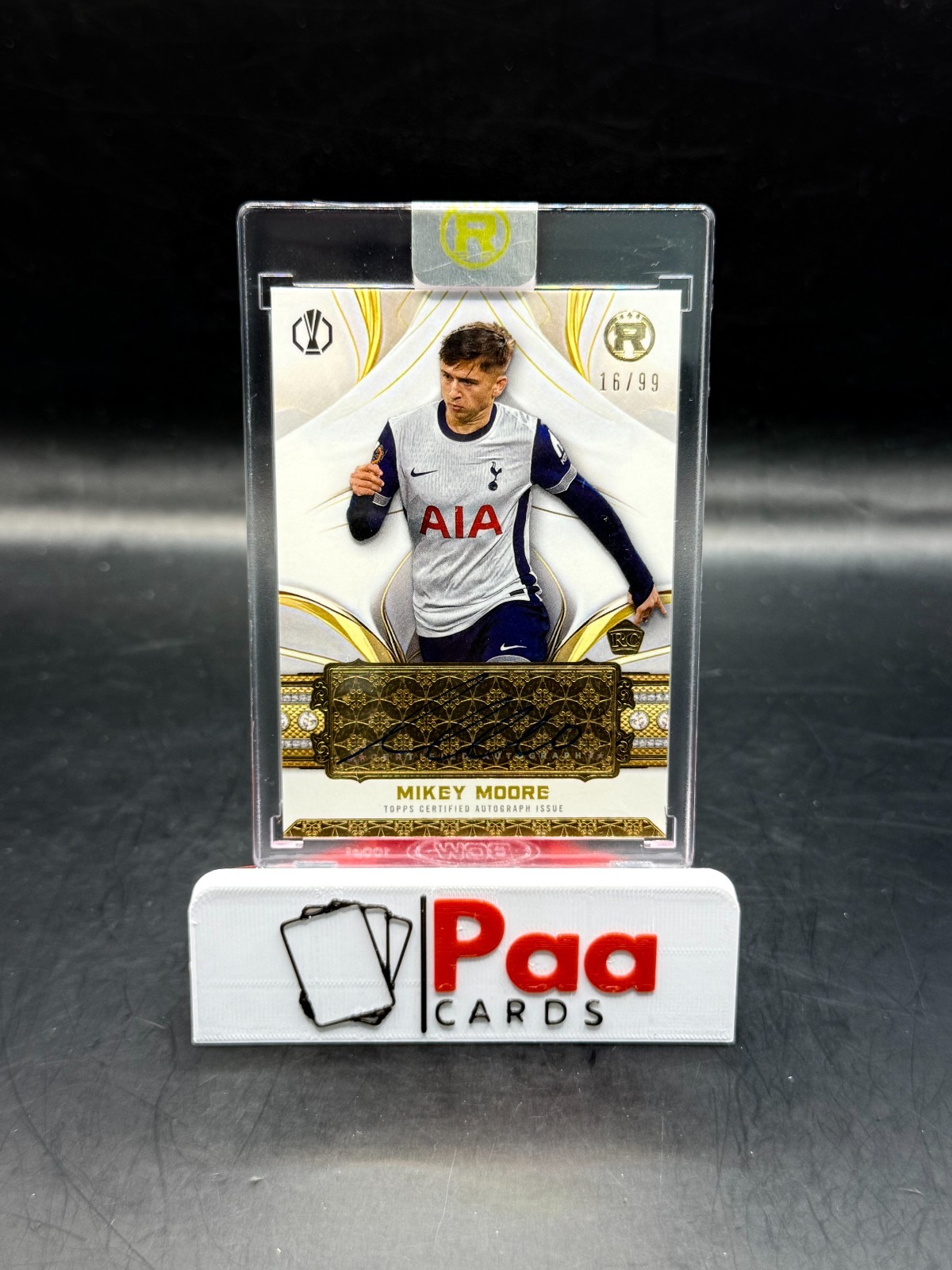 Topps - Reverence - Auto - Tottenham Hotspur - Mikey Moore /99 - for sale on Ebay