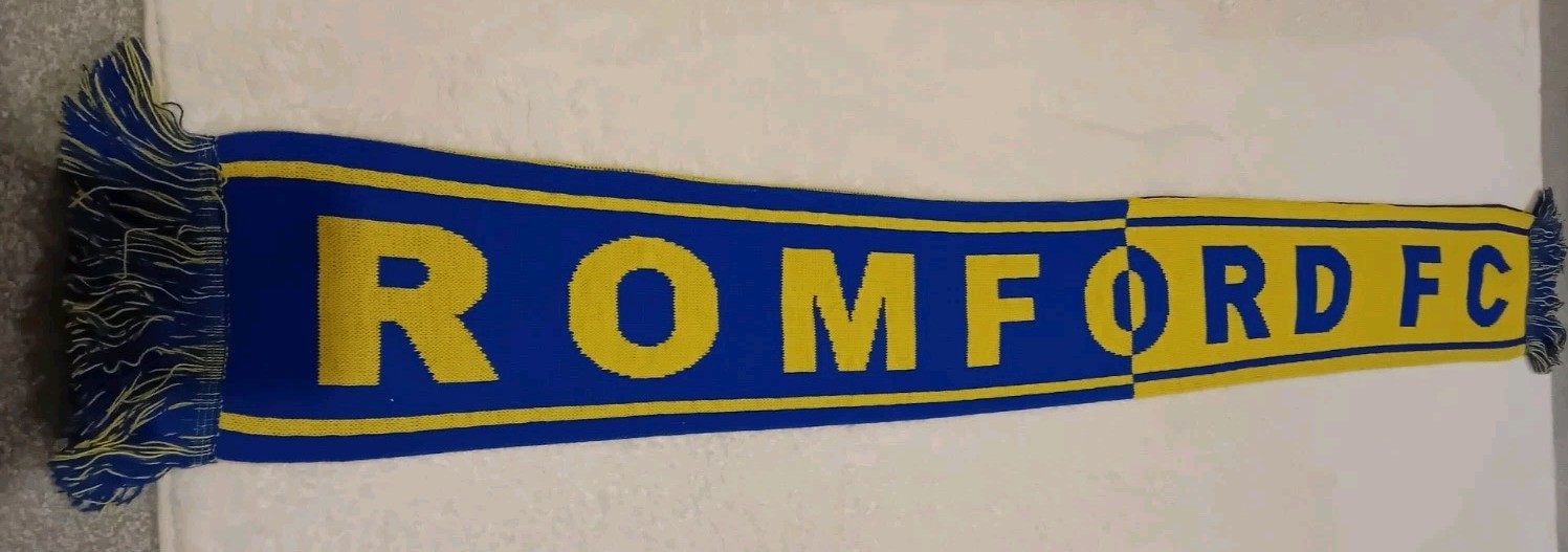 Romford FC Non League Scarf for sale on Ebay