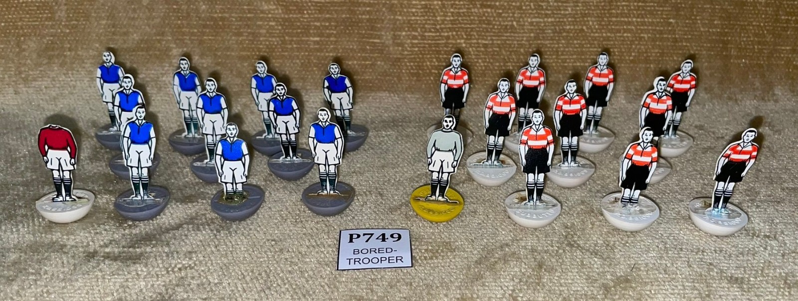 VINTAGE 1950s SUBBUTEO CELLULOID FLAT TEAM 17 BRIGHTON HOVE 20 EXETER DONCASTER for sale on Ebay