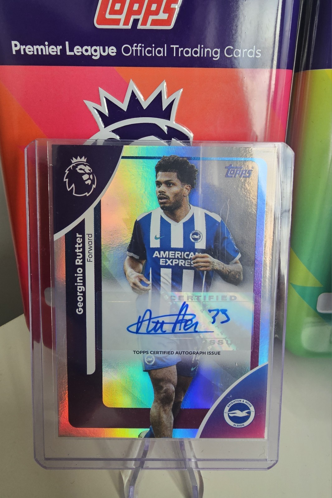Georgian Rutter Autograph Card Topps 2026 Brighton Premier League for sale on Ebay