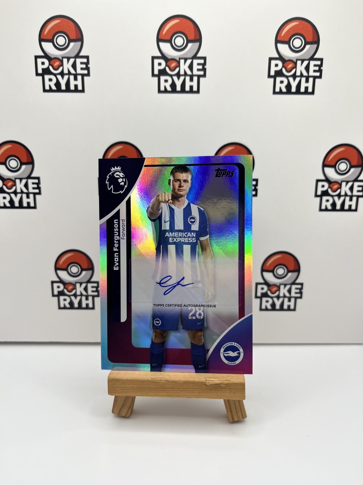 Topps Premier League 2026 Evan Ferguson Auto Brighton for sale on Ebay