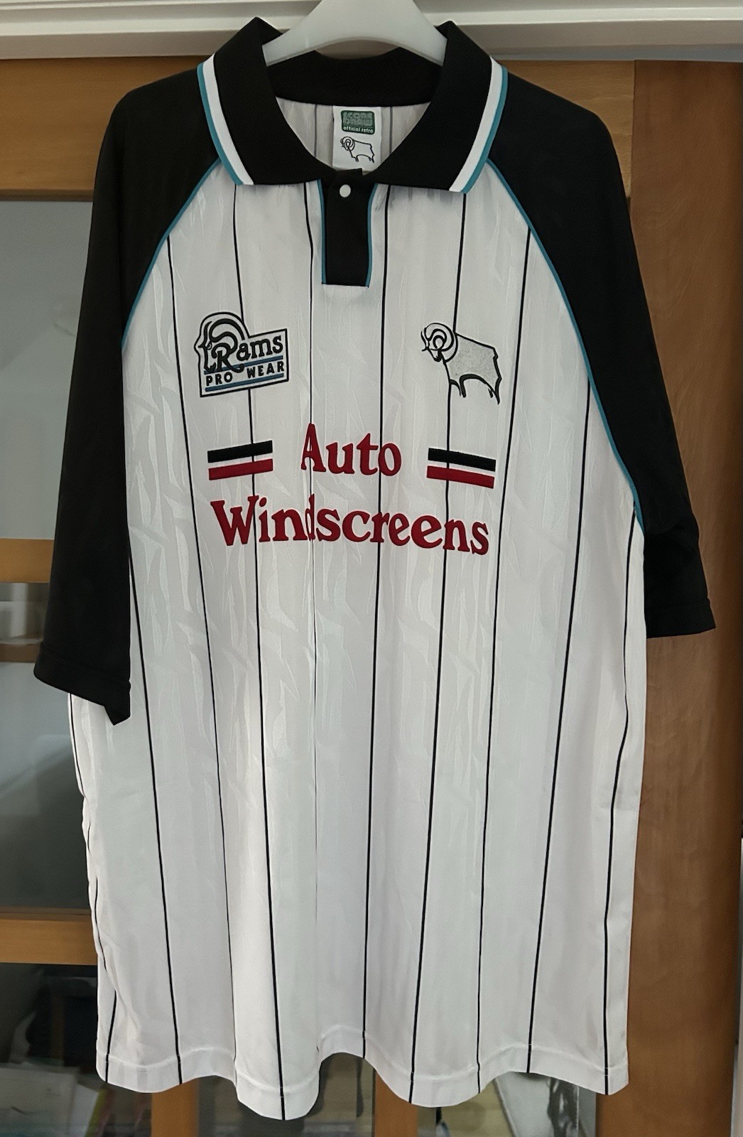 Derby County Score Draw Retro Home Shirt 1994/95, Size XXL In VGC for sale on Ebay
