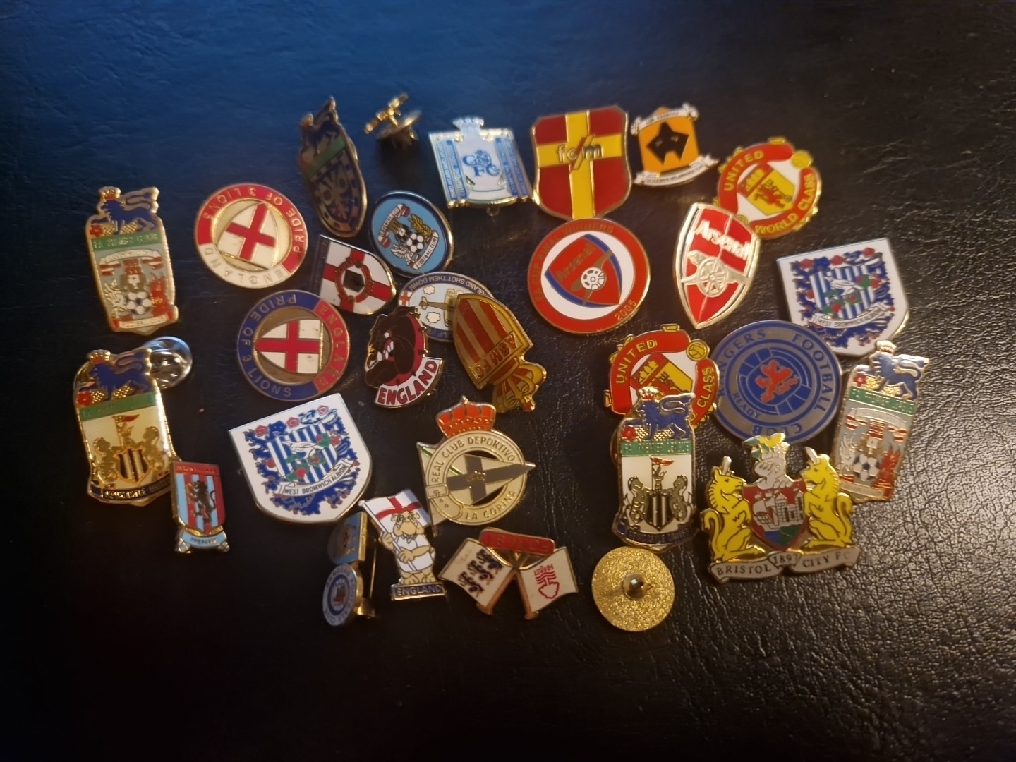 Vintage Enamel Football Pin Badges. 30 In Total. for sale on Ebay