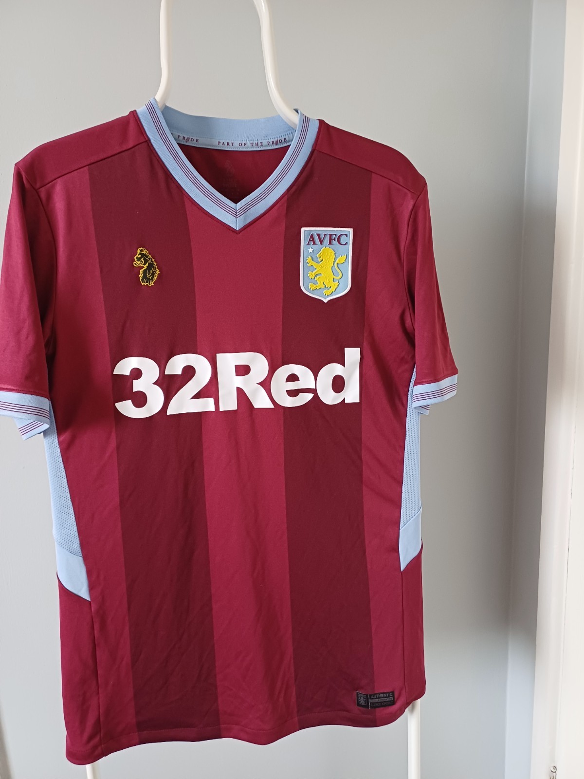 Rare Aston Villa 2018/19 Home Football Shirt Mens small-medium for sale on Ebay