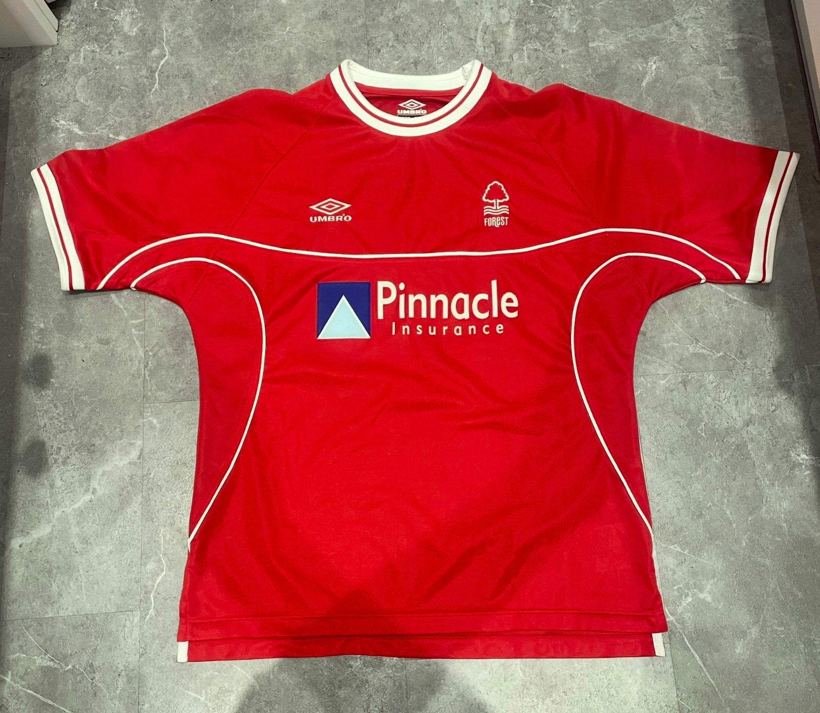 Mint condition rare and original 2000-2002 seasons Nottingham Forest home shirt. for sale on Ebay