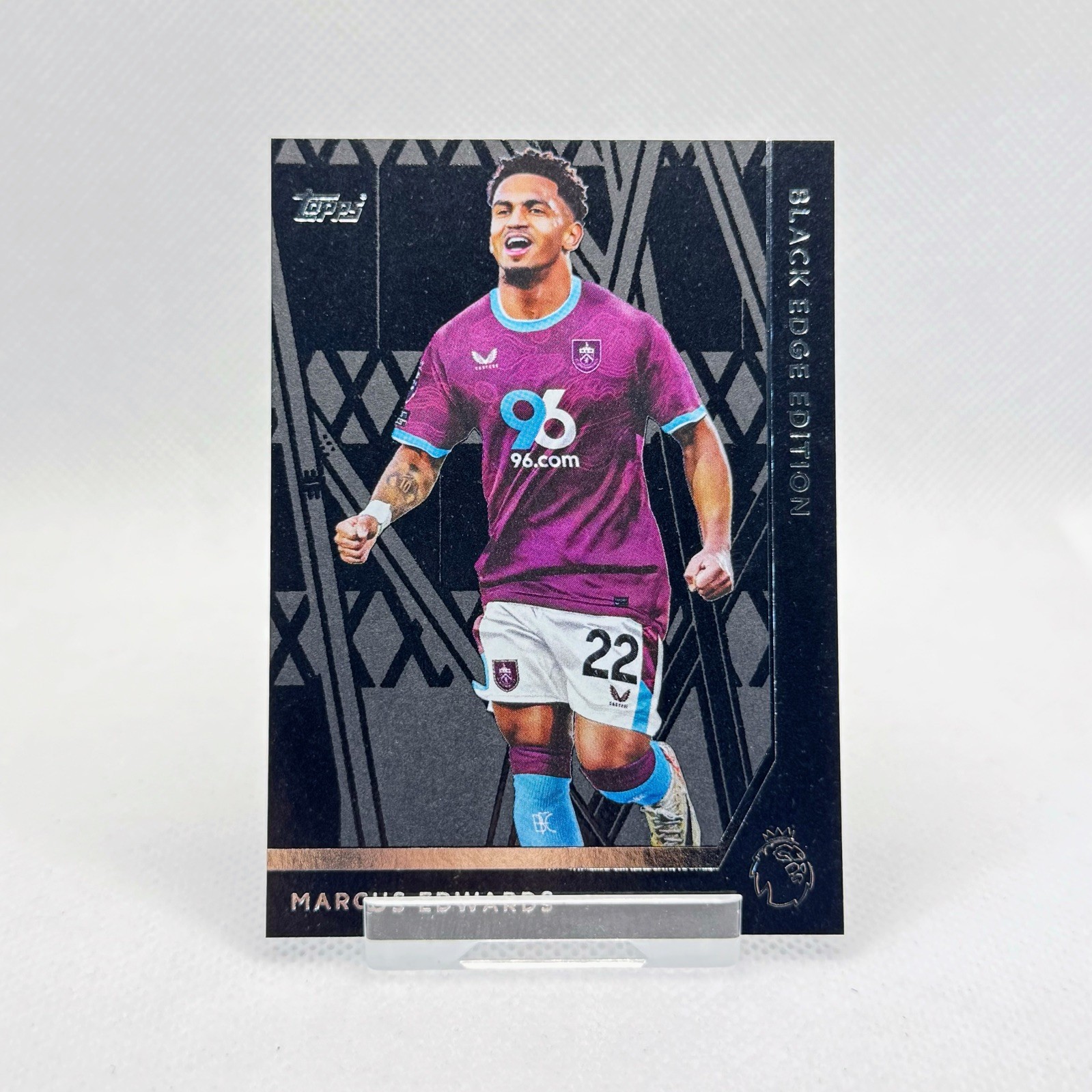 2026 Topps Premier League Marcus Edwards Black Edge Edition Insert Card Burnley for sale on Ebay