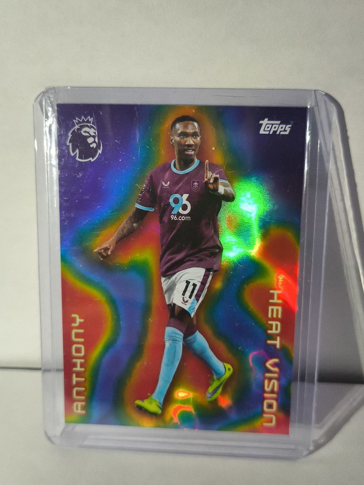 Jaidon Anthony Heat Vision Case Hit Topps Premier League 2026 Burnley for sale on Ebay