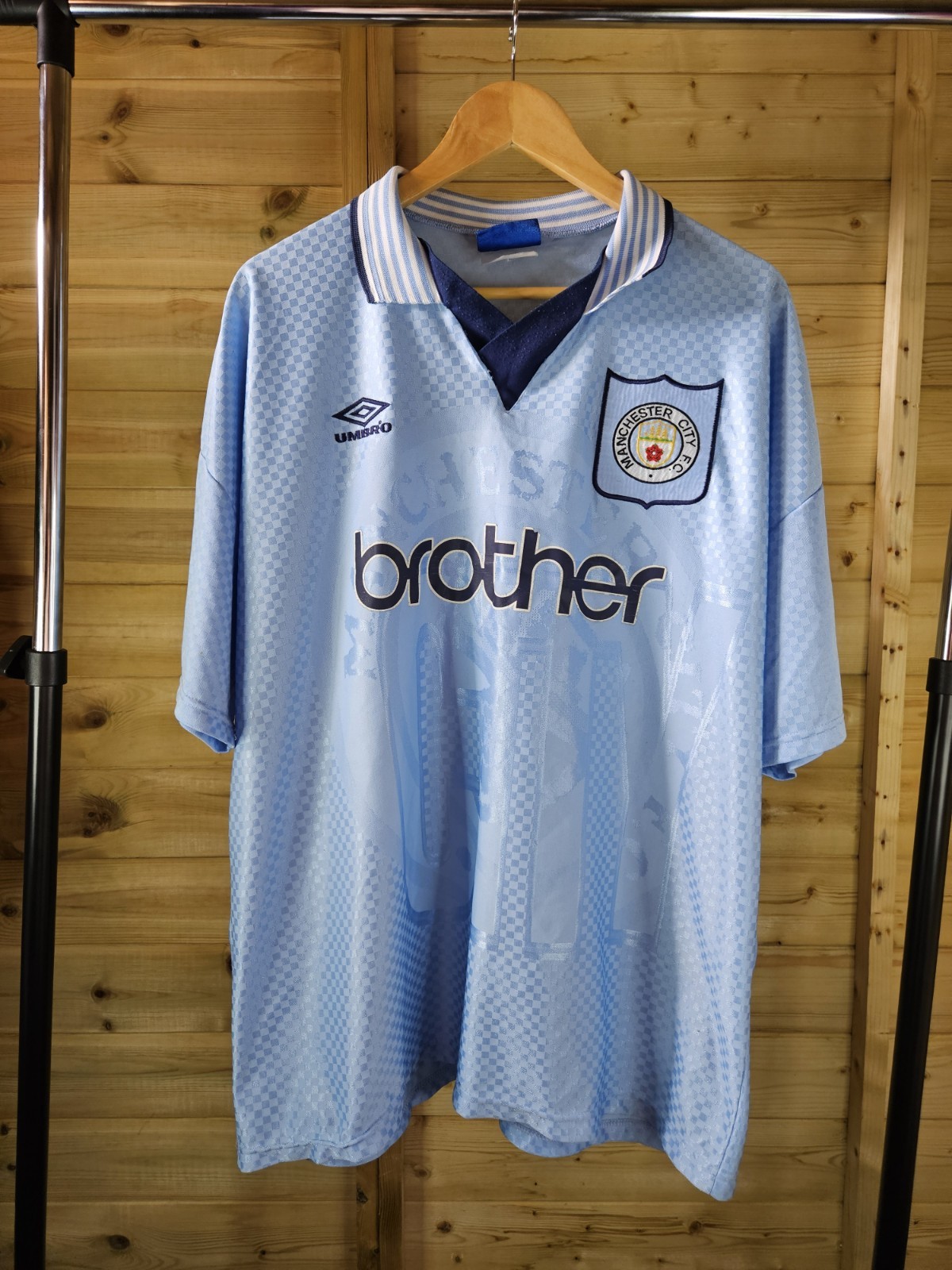 Rare Original Manchester City 1995/1997 Home Shirt XXL UMBRO  for sale on Ebay
