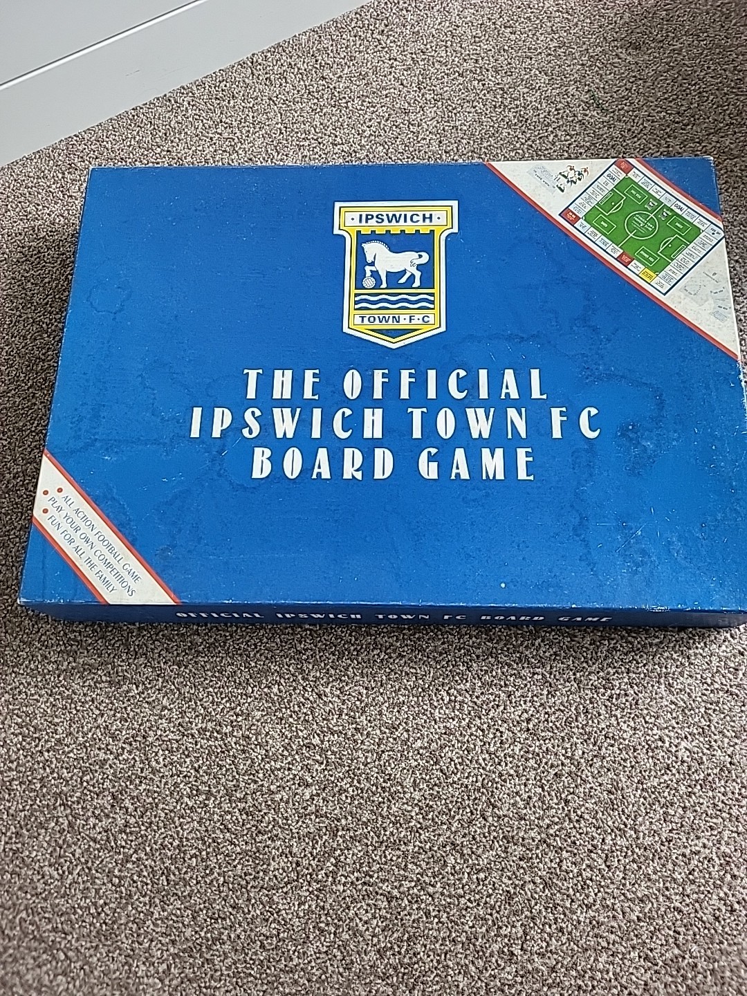 Vintage 1990 Official Ipswich Town FC Board Game Complete for sale on Ebay