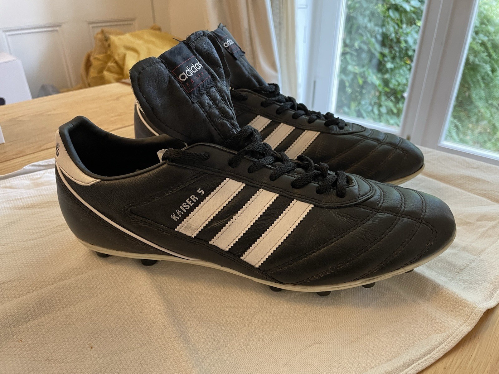 Adidas Kaiser 5 FG UK13 (adult) football boots - lightly worn. Made in Germany for sale on Ebay