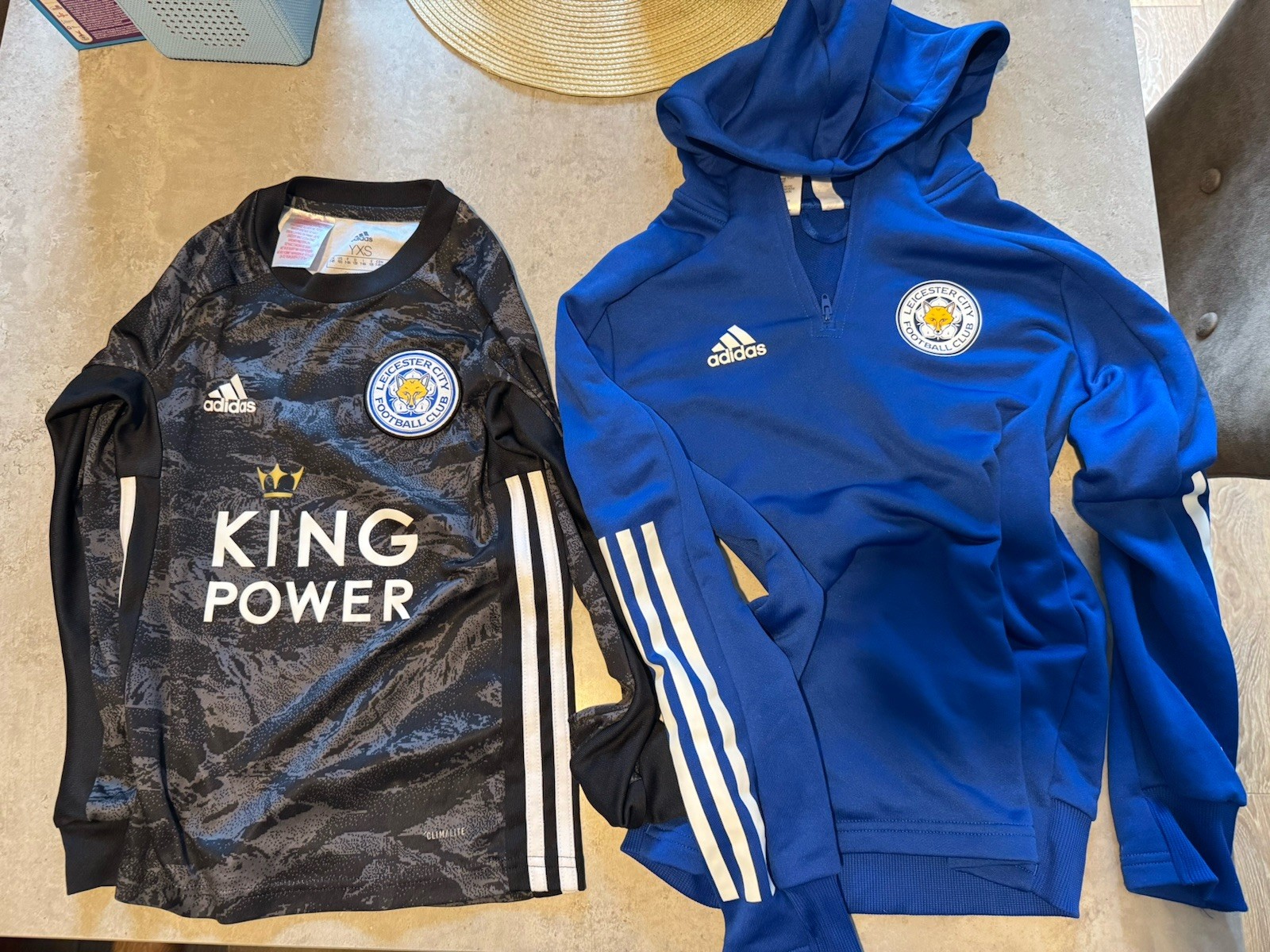 Boys Leicester City Football Shirt (8-9y) & Leicester Hoodie (9-10y) for sale on Ebay