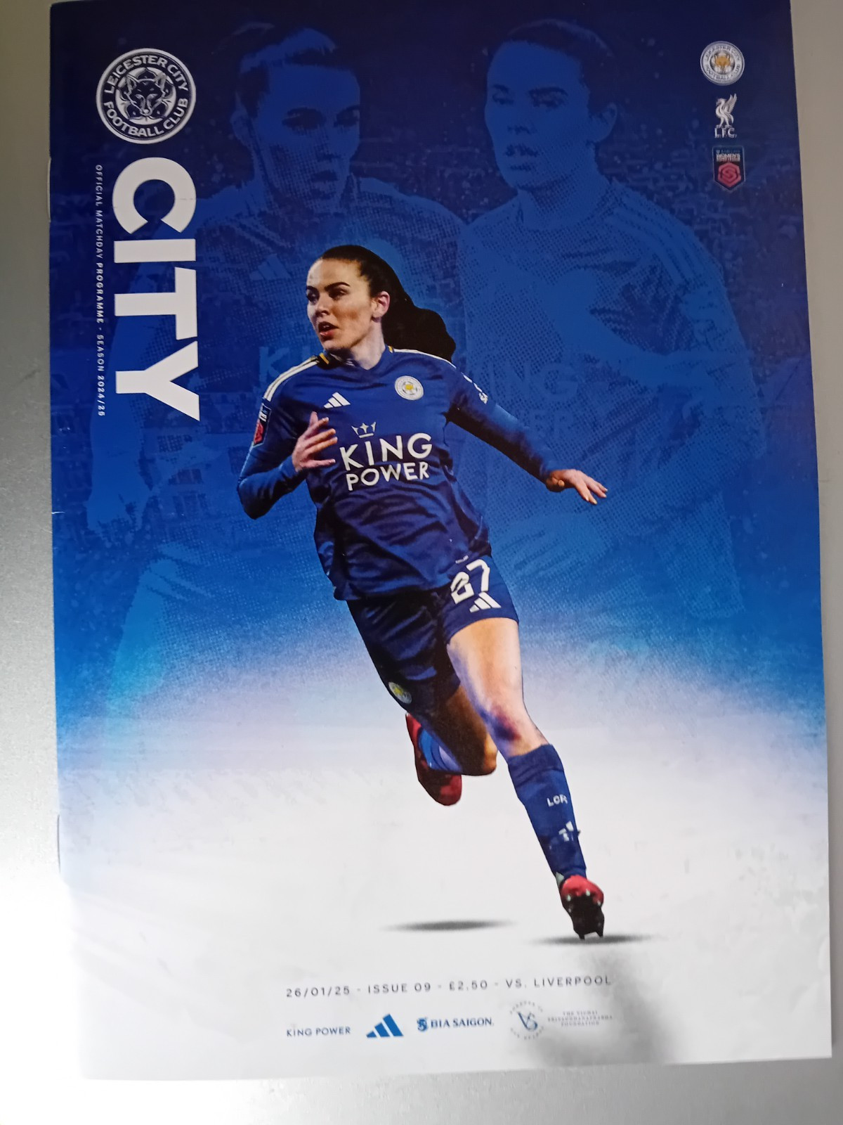 Leicester City Women v Liverpool Women 26th January 2025 for sale on Ebay