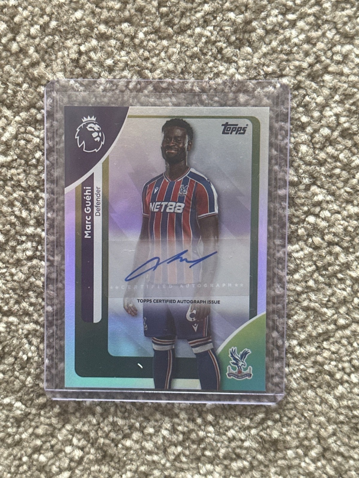 Topps Premier League 2025/2026 Marc Guehi Auto Crystal Palace Autograph for sale on Ebay