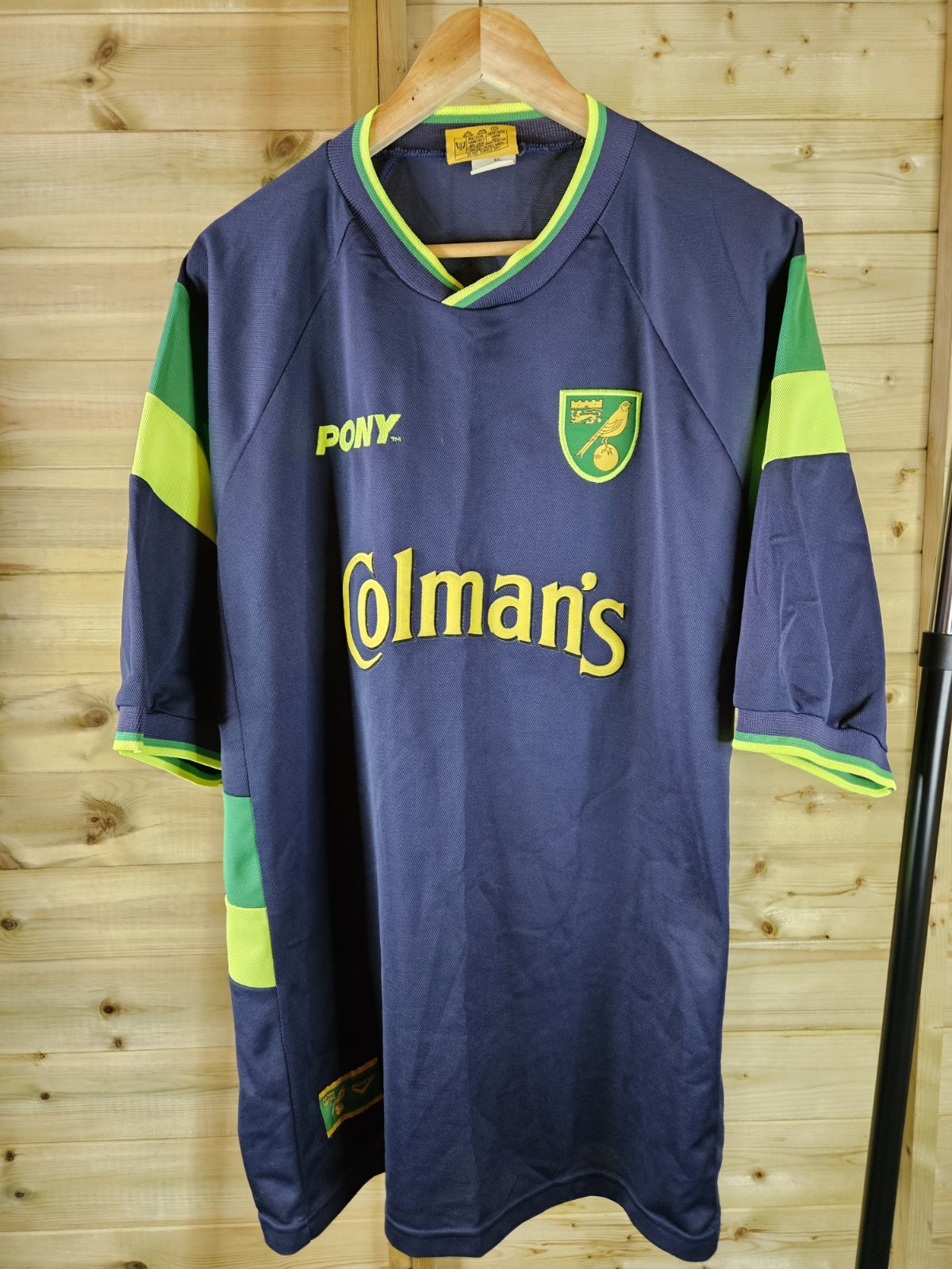 Rare Original Norwich City 1998/1999 Third Shirt PONY 2XL VGC for sale on Ebay