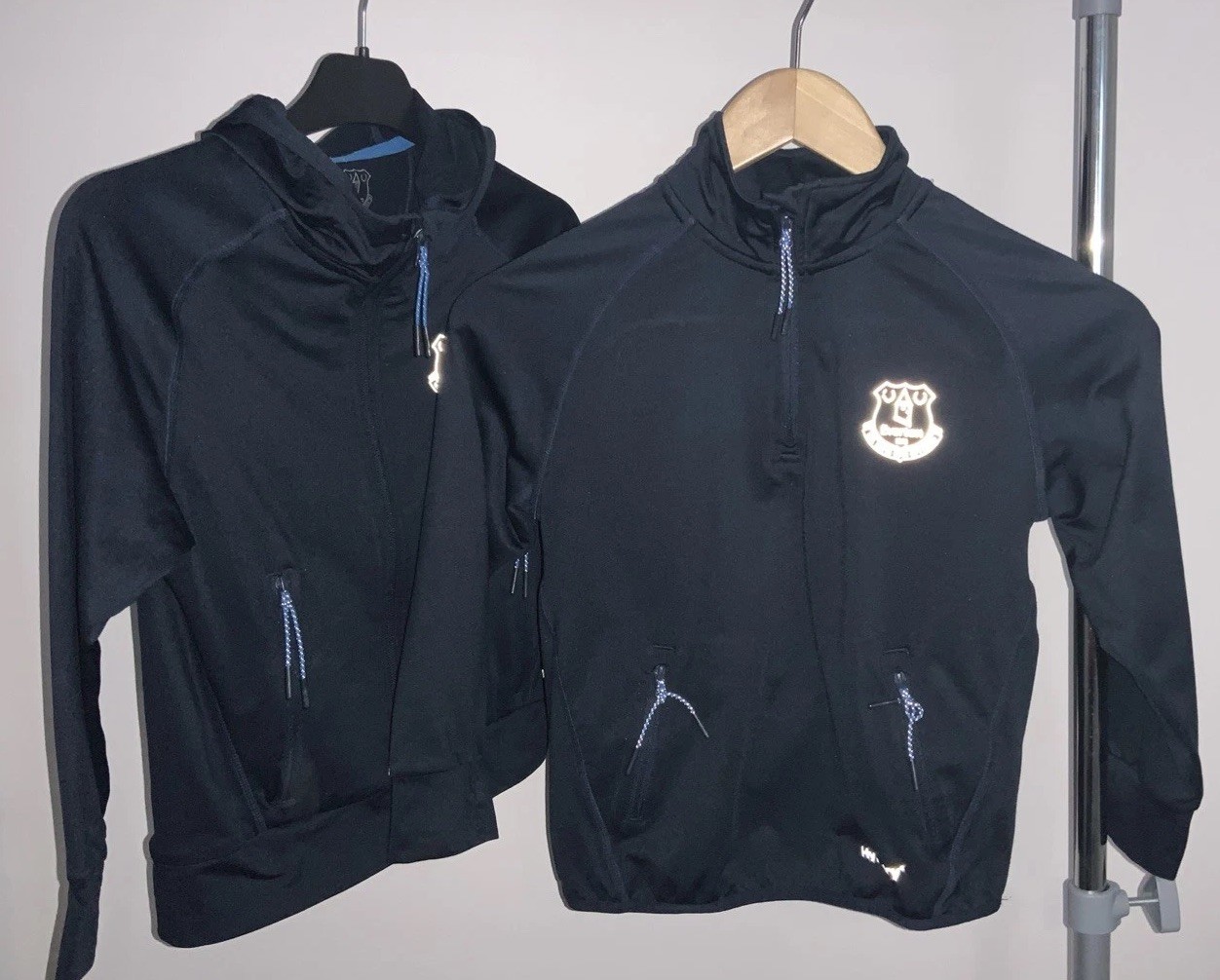 Everton Bundle, Hoodie And 1/4 Zip Top, Age6-7yrs, Great Condition for sale on Ebay
