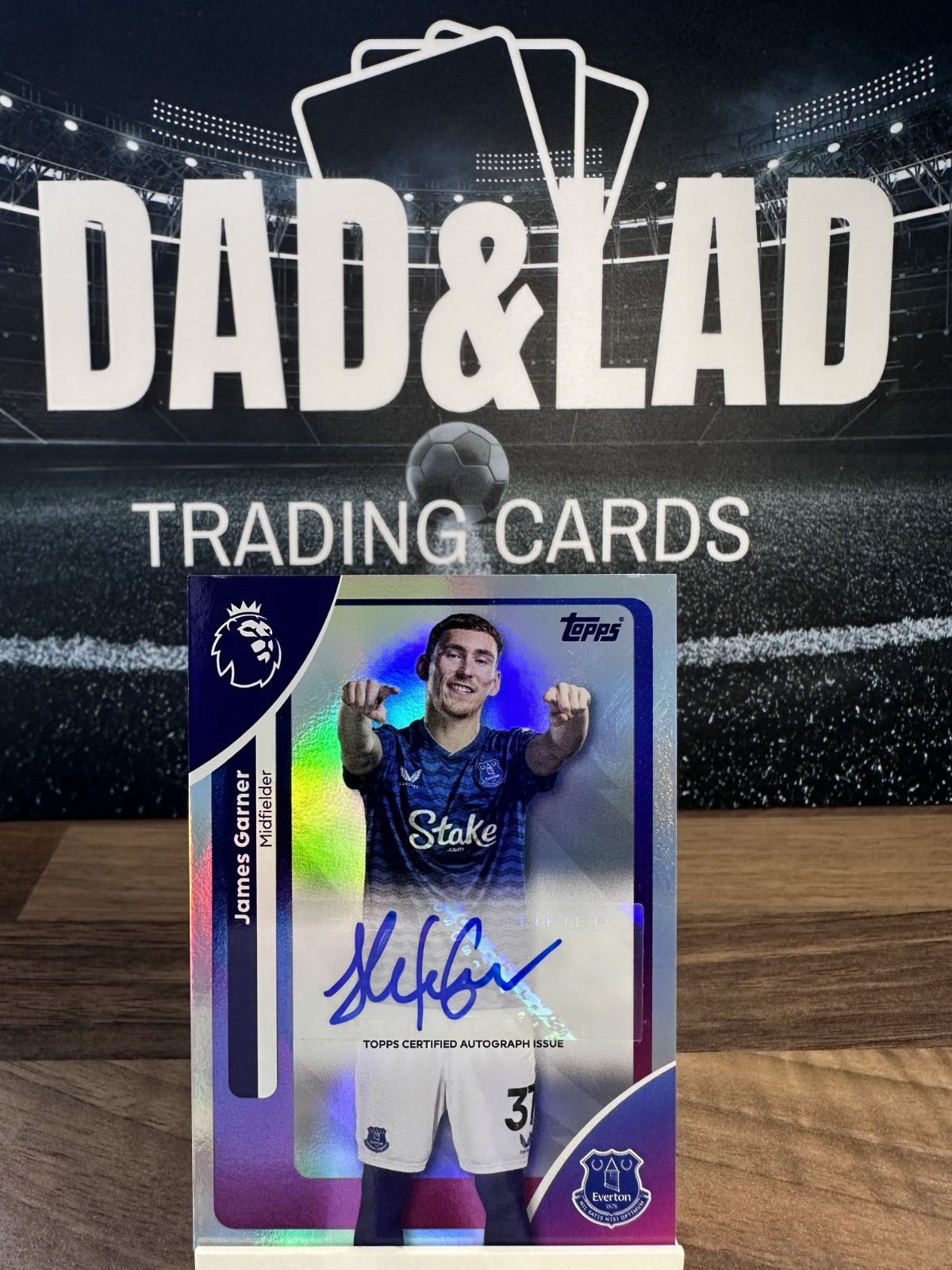 Topps Premier League 2026 James Garner Everton Auto #AC-JGA for sale on Ebay