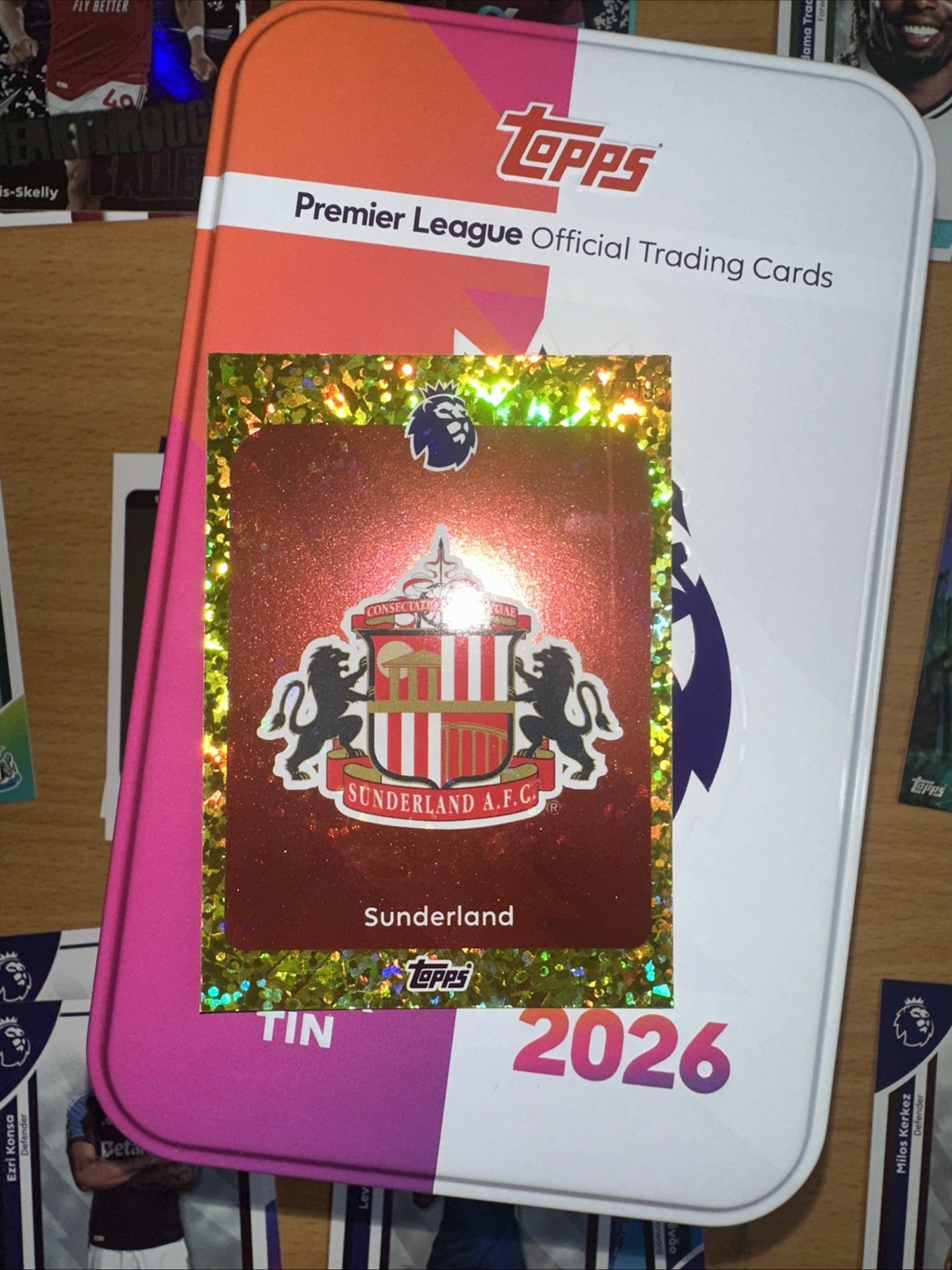 Sunderland Badge /299 Topps 2026 for sale on Ebay