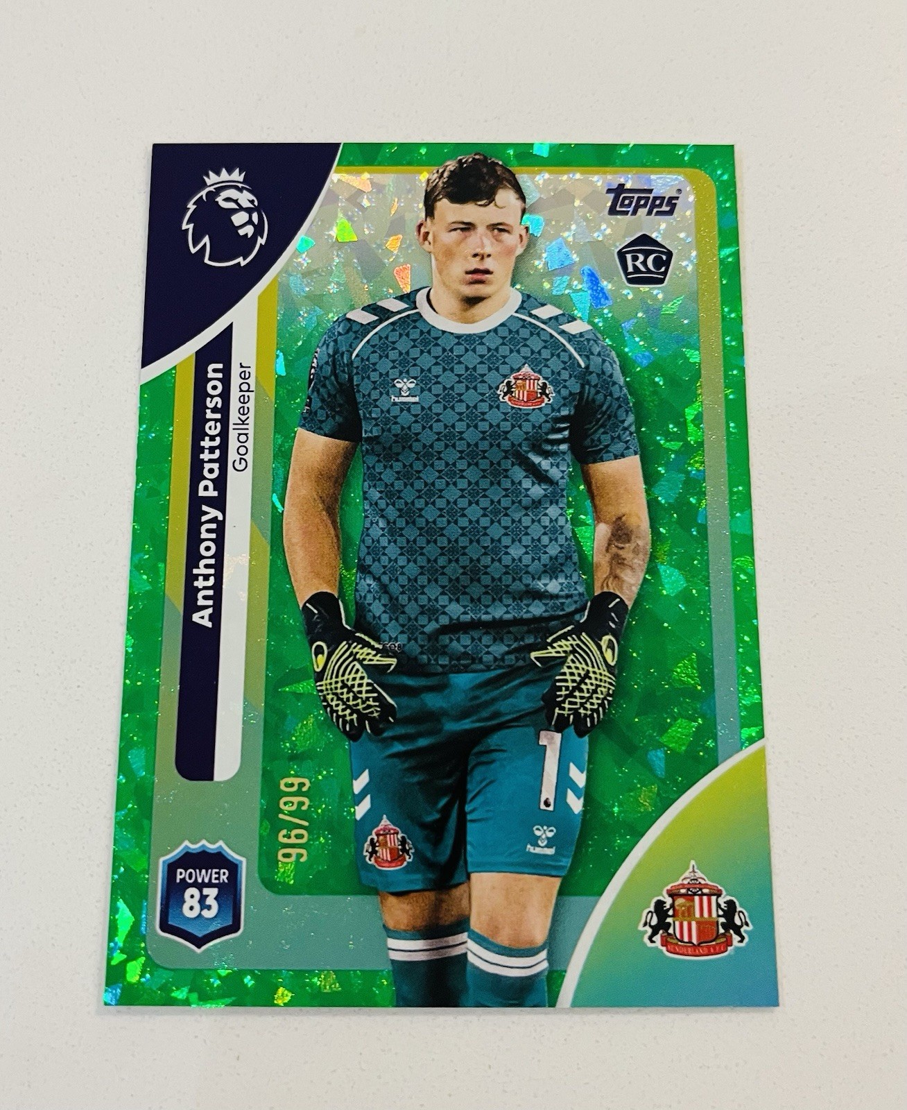 Topps Premier League 2026 Anthony Patterson Rookie Sunderland Parallel /99 for sale on Ebay