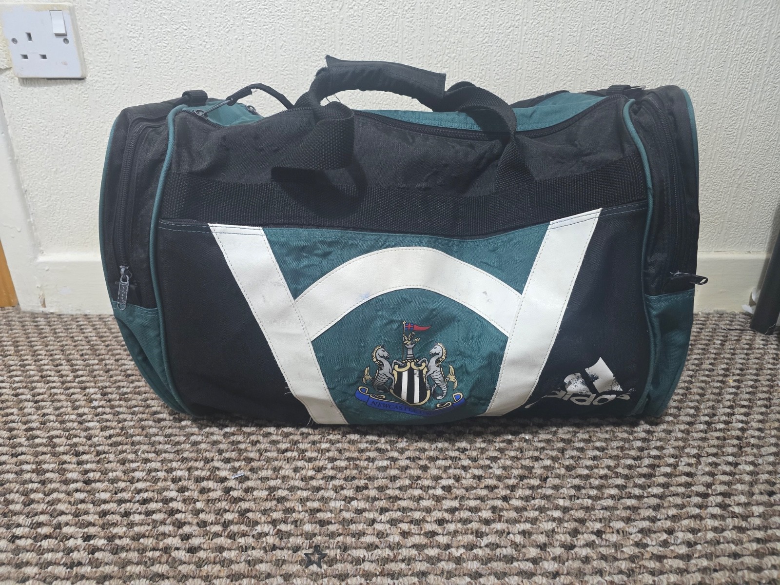 Newcastle United 1997/99 Adidas Holdall/Bag for sale on Ebay