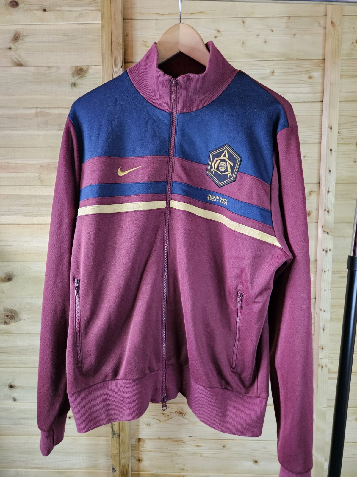 Rare Original Arsenal 2005/2006 Highbury Tracksuit Top Jacket LARGE NIKE VGC for sale on Ebay