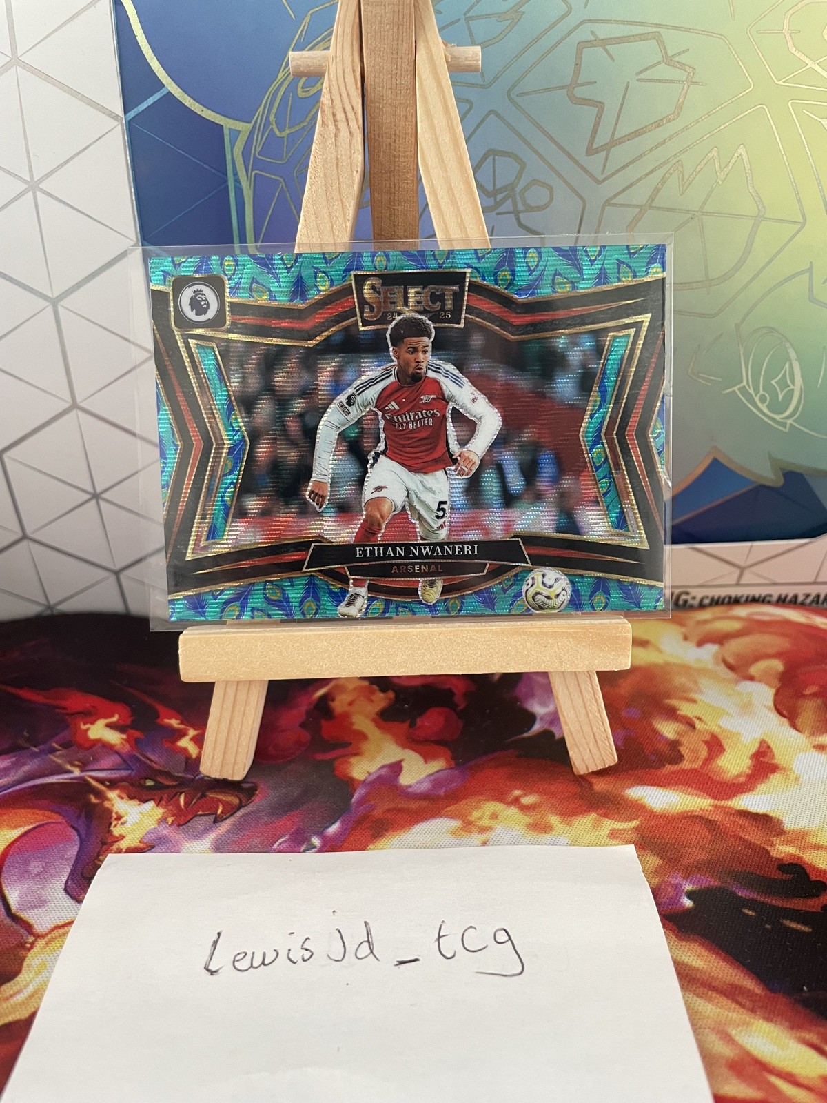 Ethan Nwaneri Peacock Case Hit SSP Premier League Select 24/25 Arsenal for sale on Ebay