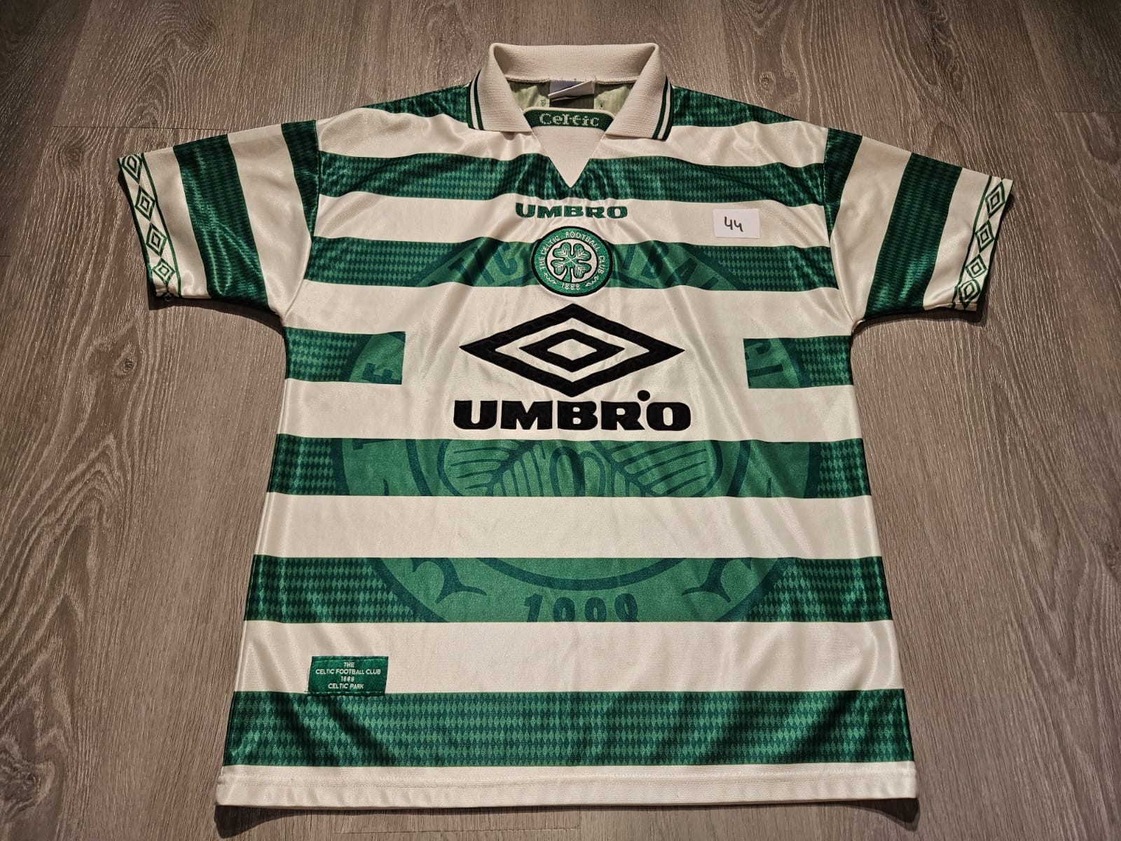 Mens Umbro Celtic Home football shirt 1997 - 1999 Size M for sale on Ebay