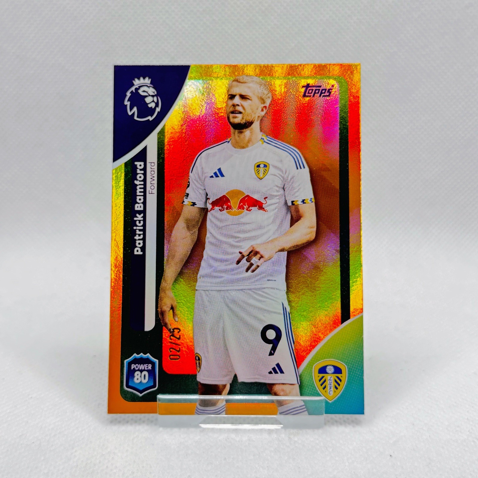 2026 Topps Premier League Patrick Bamford Orange Foil Parallel /25 - Leeds Utd for sale on Ebay