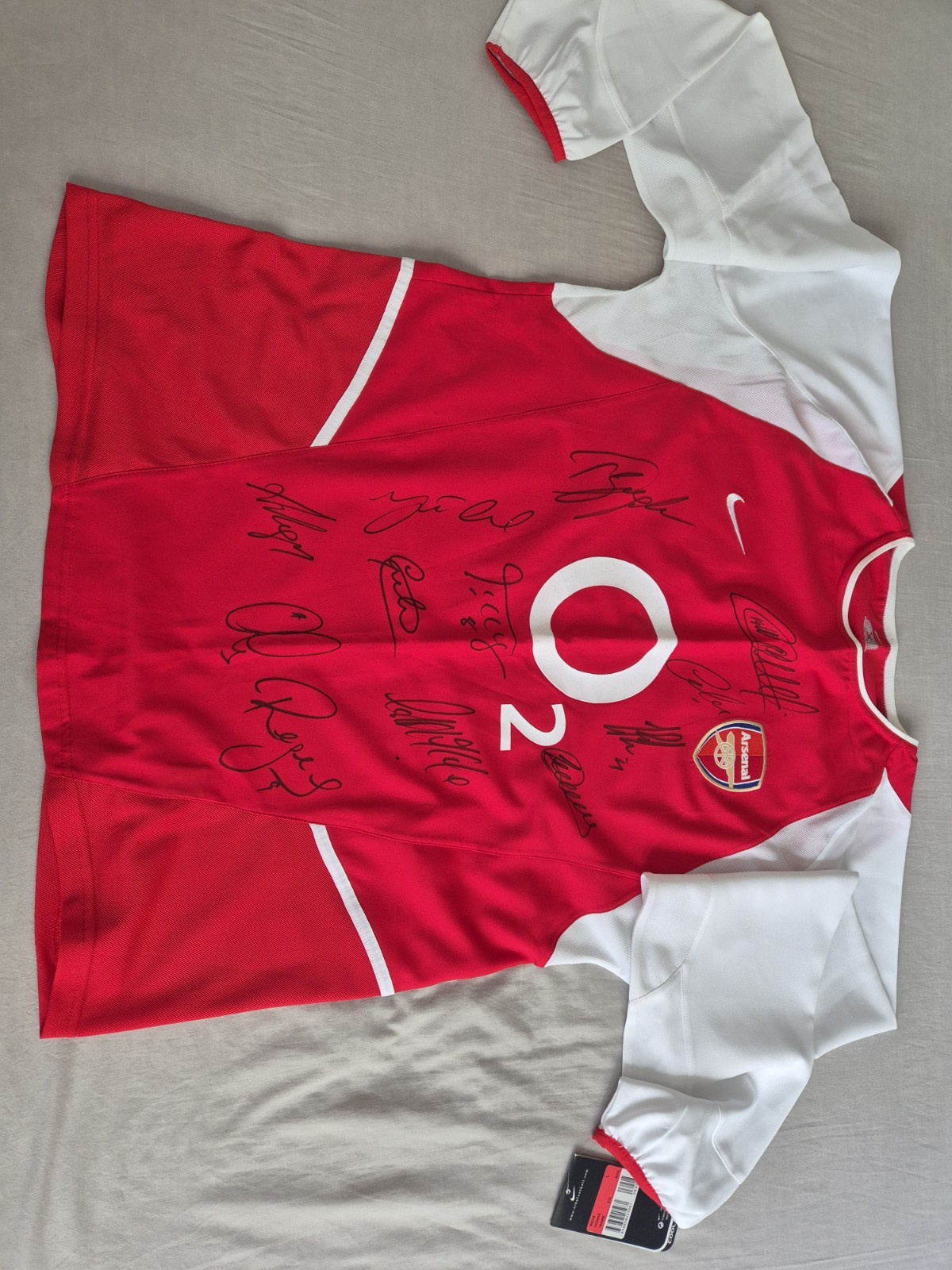 Official Nike Arsenal signed shirt, tagged. for sale on Ebay