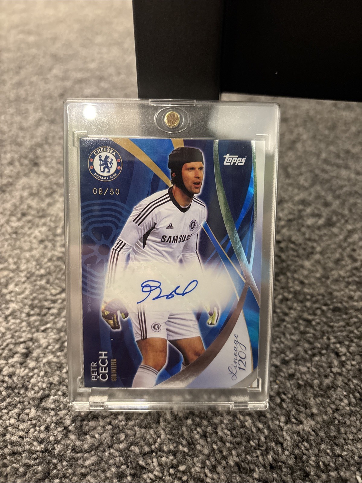 🔥Topps Chelsea Lineage 120th Anniversary Edition, Petr Cech Autograph, 08/50 🔥 for sale on Ebay
