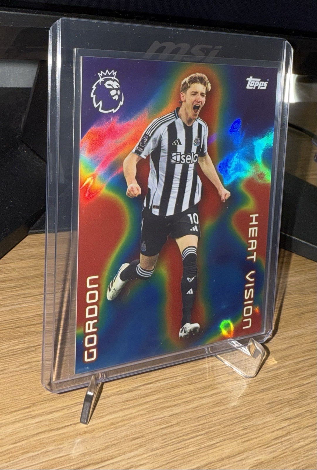 Anthony Gordon Heat Vision (CASE HIT) 2026 Topps Premier League Newcastle for sale on Ebay