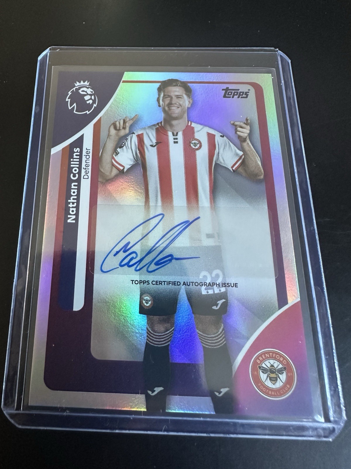 Topps 2026 Certified Autograph Issue Nathan Collins Brentford for sale on Ebay