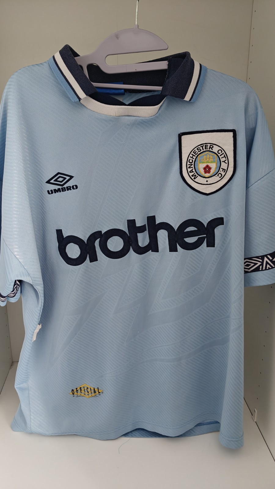 Manchester City 1994/95 Authentic Home Shirt for sale on Ebay