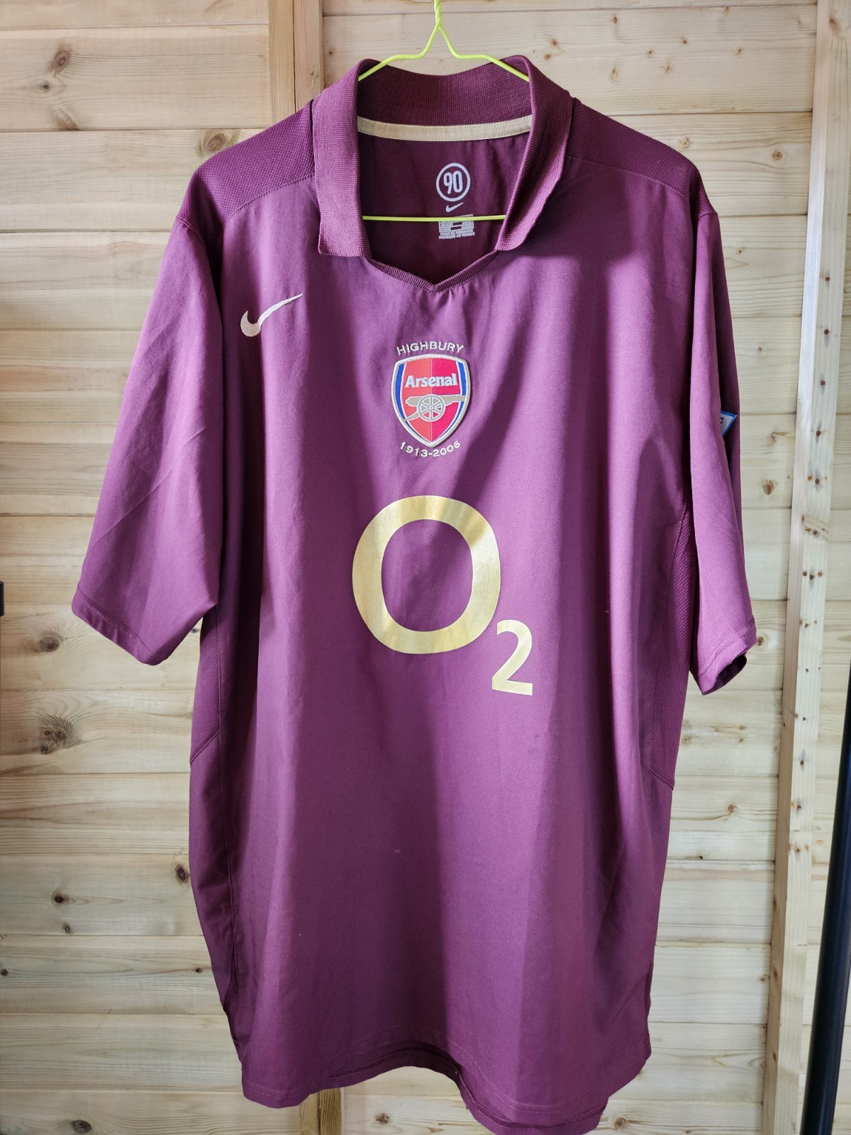 Rare Original Arsenal Redcurrant 2005/2006 Highbury Home Shirt XL NIKE  for sale on Ebay