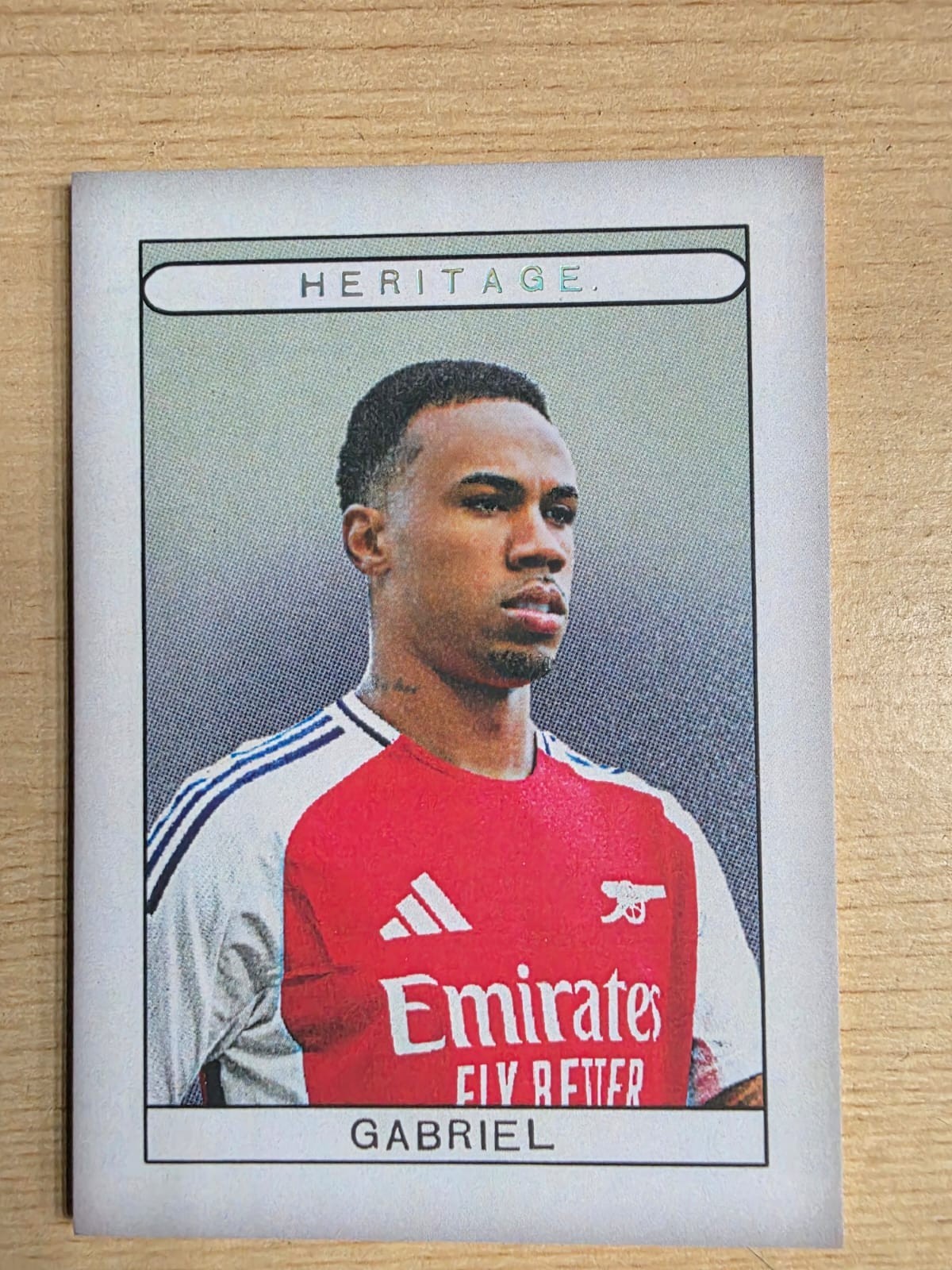 Gabriel 1/1 Arsenal Futera 2025 for sale on Ebay