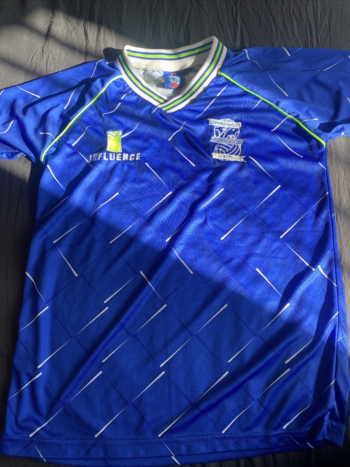 Birmingham City FC Shirt Influence Age 10 Years Youth Junior Retro for sale on Ebay