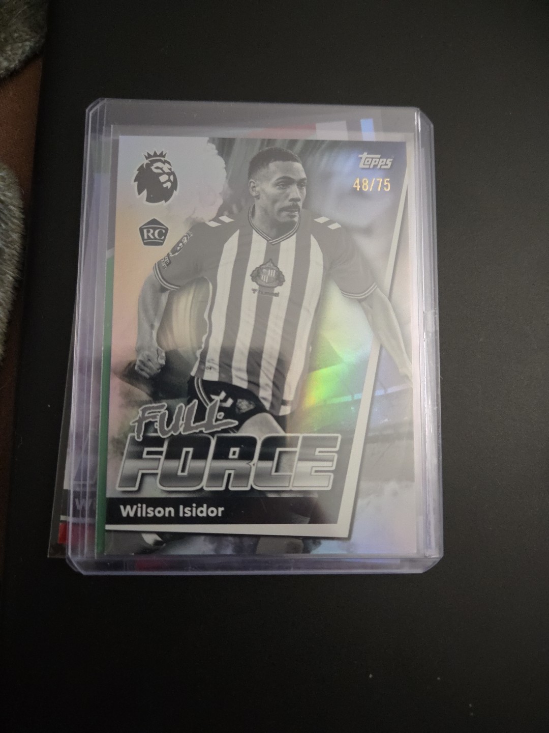 Wilson Isidor Full Force Rookie 48/75 Sunderland Safc Topps Premier League 2026 for sale on Ebay
