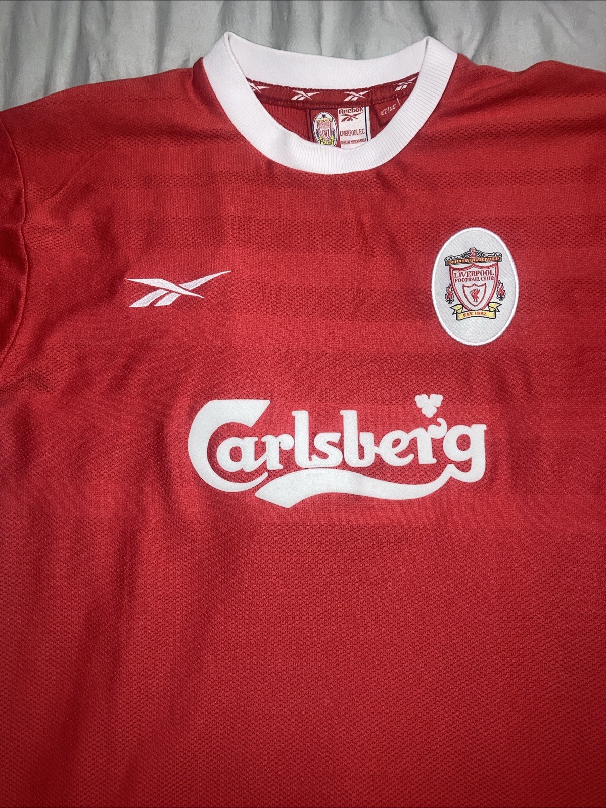 Vintage Liverpool 1998/00 Home Football Shirt Jersey Reebok Mens Large  for sale on Ebay