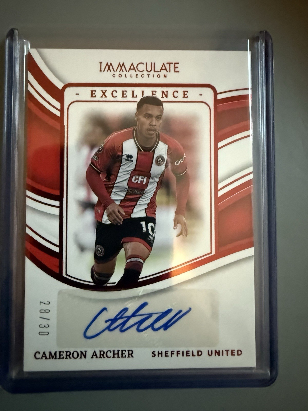 2023/2023 Panini Immaculate Cameron Archer Auto 28/30 Sheffield United for sale on Ebay