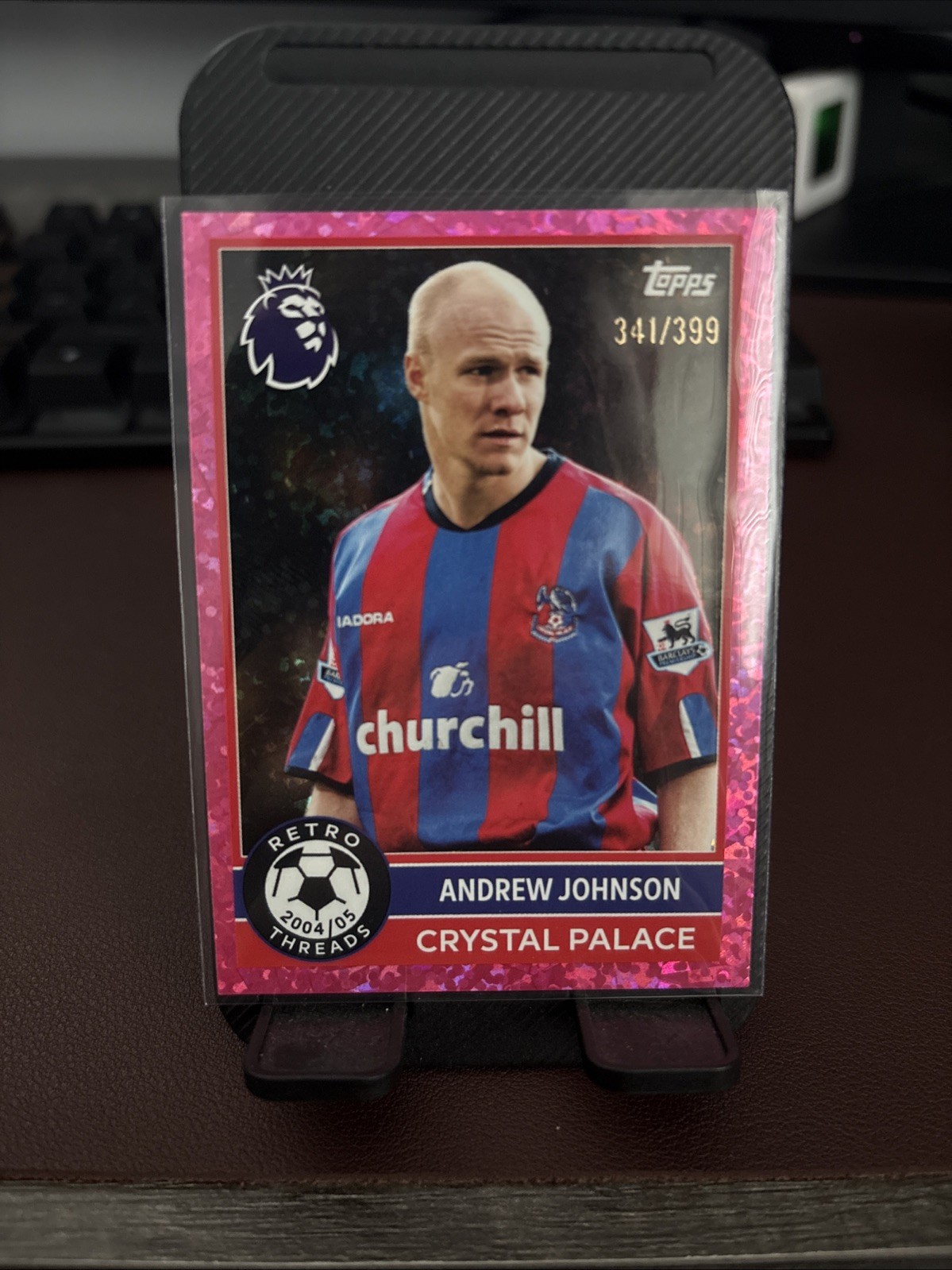 Numbered Andrew Johnson Crystal Palace Topps 2025/26 341/399 Football Card Retro for sale on Ebay